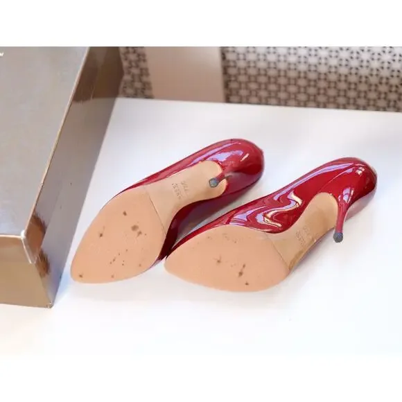 Gucci Red Patent Leather High Heel Pumps (IT 37.5, US 7.5) RRP $1,295